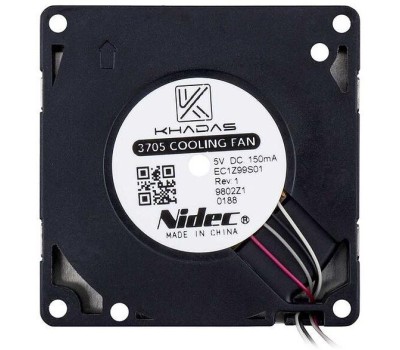 KHADAS Вентилятор 3705 Cooling Fan Slim & High-speed, Low Noise, Fan, KAC-V2-002