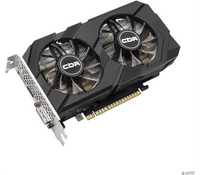 Видеокарта CBR Видеокарта GTX1650 4Gb GDDR6, 128bit, 1410-1590Mhz, 1*DP + 1*HDMI + 1*DVI, 75W, Ret [VGA-STX1650-4G-RTL]