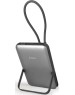 TTEC Внешний аккумулятор беспроводной Recharger M LCD 10000 mAh. MagSafe PD 20W Powerbank с кабелем USB-C и подставкой. Цвет: серый