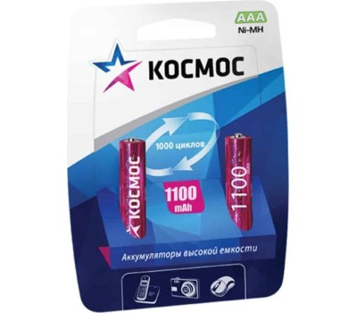 Аккумулятор КОСМОС KOCR03NIMH(1100MAH)