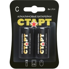 Алкалиновая батарейка СТАРТ (19139) LR14-BL2 N