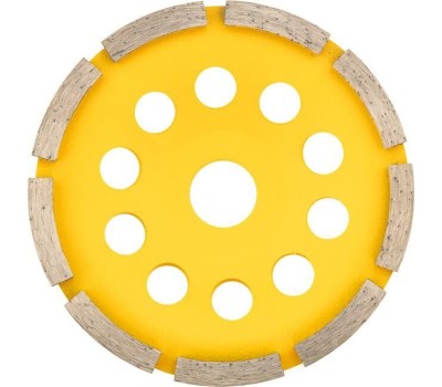 Чашка алмазная KRANZ (KR-90-0150) Чашка алмазная шлифовальная, однорядная, 125х22,2мм