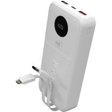 Powe Bank MORE CHOICE (4620202552822) PB35-20 20000mAh 2USB+1Type-C 3.0A 22.5W+PD20W+QC3.0, белый