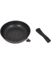 Сковорода KUKMARA Смт26604а а/пр литая 26см съемн/руч стекл/кр Темный мрамор