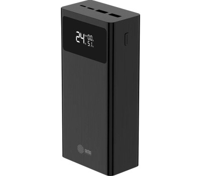 CACTUS Внешний аккумулятор (Power Bank) CS-PBFSKA-30000, 30000мAч, черный