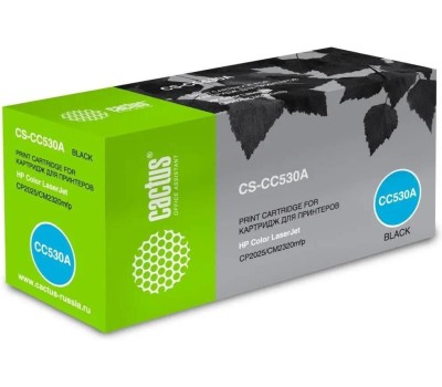 Картридж CACTUS Картридж CS-CC530A, CC530A, черный / CS-CC530A