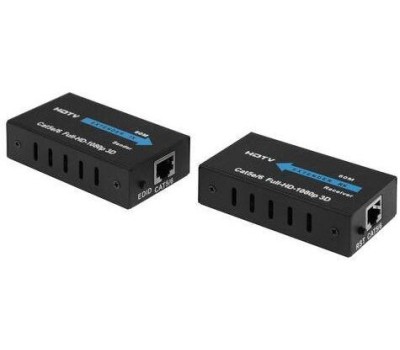 PREMIER Адаптер аудио-видео 5-877, HDMI (f) - RJ45, ver 1.4, черный