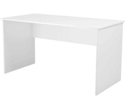 Стол компьютерный ВИТАЛ-ПК Стол письменный Компакт 1400, ЛДСП, белый