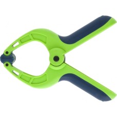 Струбцина СИБРТЕХ Струбцина клещеобразная 1-1/4, пластиковый корпус, двухкомпонентные рукоятки, усиленная пружина, 33 мм 20782