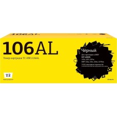 Картридж T2 Картридж TC-HW1106AL, W1106A, черный / TC-HW1106AL