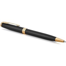 PARKER Ручка шариковая Sonnet Core K528 Matte Black GT чернила черный коробка подарочная [1931519]