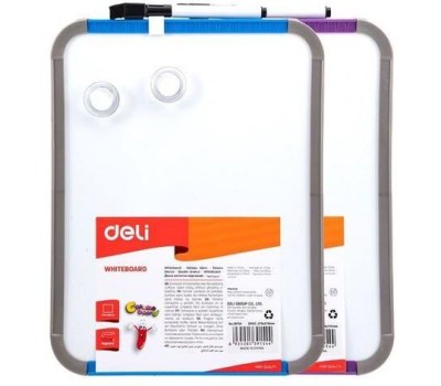 DELI Доска магнитно-маркерная E39154 белый 21x28см