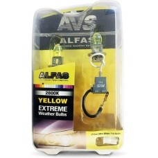 Лампа галогенная AVS Газонаполненные лампы ALFAS Extreme Weather 2800К H3 12V 85W, комплект 2+2 (W5W) шт