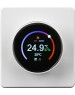KRANZ Терморегулятор ROUND Wi-Fi с/у перламутр