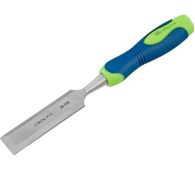 СИБРТЕХ Долото-стамеска, 28 мм, двухкомпонентная рукоятка 24493