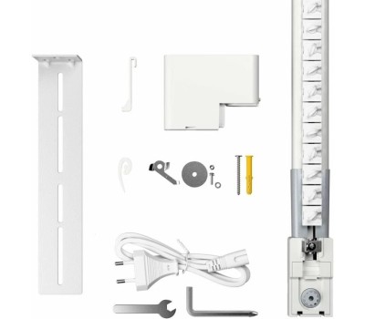 YANDEX Умный карниз для штор Яндекс, длина 1,8-3м, работает с Алисой, Zigbee, YNDX-00591