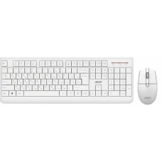 Acer OCC401 [ZL.ACCCC.017] Комплект (клавиатура + мышь) white (USB, 1600dpi, multimedia)беспроводной