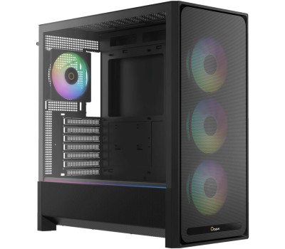 Корпус для ПК OCYPUS Корпус для ПК Case Delta C70 BK ARGB EATX / win / black / 4 ARGB fans /no PSU Delta-C70-BKG400XX-GL