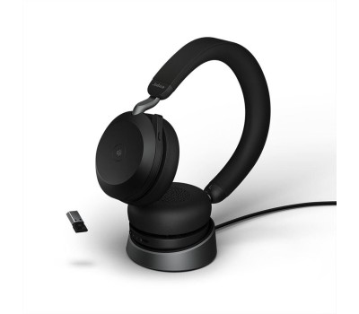 JABRA Гарнитура беспроводная Evolve2 75, Link380a MS Stereo Black (PN: 27599-999-999)