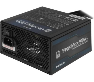 Блок питания ZALMAN Блок питания ATX 600W ZM600-TXII V2 80+ white (20+4pin) APFC 120mm fan 6xSATA RTL