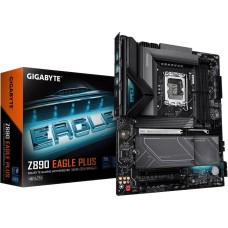 Материнская плата GIGABYTE Материнская плата Z890 EAGLE PLUS Z890, LGA1851, 4xDDR5, 3*PCI-Ex16,4*M.2,1*Type-C 2*USB3.2Gen2, 5*USB3.2Gen1, 8*USB2.0, 4*SATA3.0, 2.5G, 1*Type-C(DP), DP, ATX, RTL