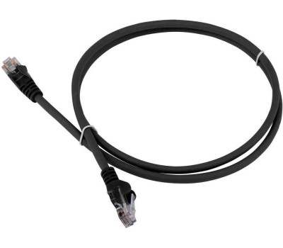 Патч-корд LANMASTER Патч-корд LAN-PC45/U6-2.0-BK UTP RJ-45 вил.-вилка RJ-45 кат.6 2м черный LSZH (уп.:1шт)