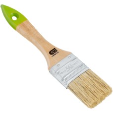 СИБРТЕХ Кисть плоская 36 мм, натуральная щетина, деревянная ручка 82262