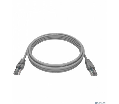 NTSS Патч-корд NTSS PREMIUM 2xRJ45/8P8C, T568B UTP CAT5e LSZH 5 метров, серый NTSS-PC-PM-UTP-RJ45-5e-5.0-LSZH-GY