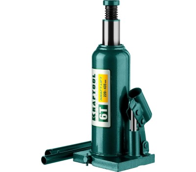 KRAFTOOL KRAFT-LIFT, 6 т, 216 - 413 мм, бутылочный гидравлический домкрат (43462-6)