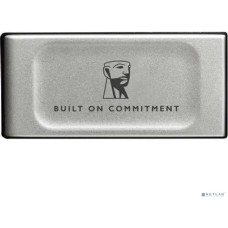 Kingston Portable SSD 500GB [SXS2000/500GA] External XS2000 BOC,, Type-C, USB 3.2 Gen 2x2, R/W 2000/2000MB/s, IP55, 70x33x14mm, Silver (60 мес)