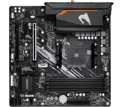 GIGABYTE Материнская плата B550M AORUS ELITE AX Soc-AM4 AMD B550 4xDDR4 mATX AC`97 8ch(7.1) GbLAN RAID+DVI+HDMI