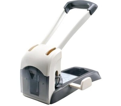 KW-TRIO Дырокол Lever-Tech HD 9546 макс.:100лист. металл/пластик серый отв.:2 с линейкой