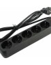 Сетевой фильтр SMARTBUY (SBSP-30-K) - 5 роз х 3 м - черный