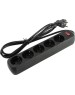 Сетевой фильтр SMARTBUY (SBSP-30-K) - 5 роз х 3 м - черный