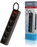 Сетевой фильтр SMARTBUY (SBSP-30-K) - 5 роз х 3 м - черный