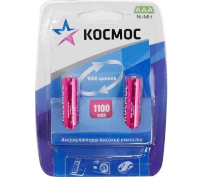 Аккумулятор КОСМОС KOCR03NIMH(1100MAH)
