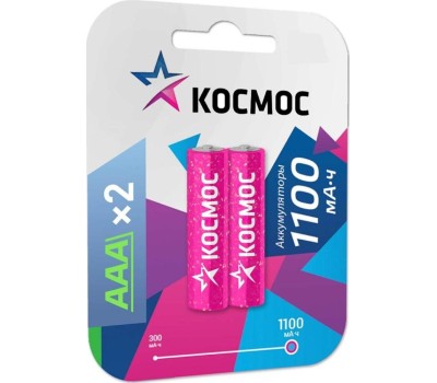 Аккумулятор КОСМОС KOCR03NIMH(1100MAH)