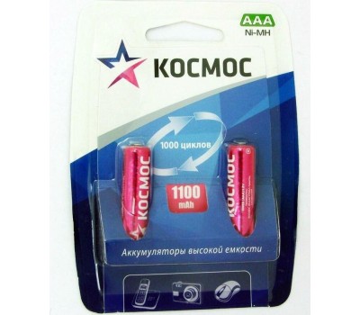 Аккумулятор КОСМОС KOCR03NIMH(1100MAH)