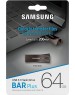 USB флеш SAMSUNG 64GB BAR PLUS USB 3.1 200МВ/S серый