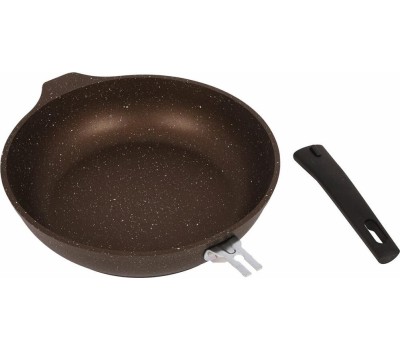 Сковорода КУКМОР смк263а а/пр литая 26см съемн/руч Кофейный мрамор