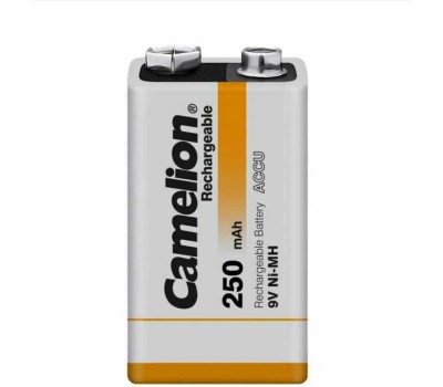 Аккумулятор CAMELION (5014) 9V-250mAh Ni-Mh BL-1 (NH-9V250BP1, аккумулятор,9В)