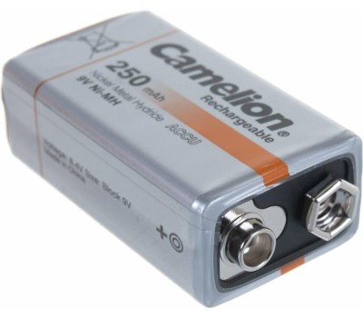 Аккумулятор CAMELION (5014) 9V-250mAh Ni-Mh BL-1 (NH-9V250BP1, аккумулятор,9В)