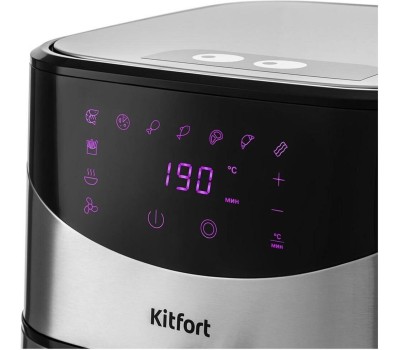 Аэрогриль KITFORT КТ-2231 серебристый/черный