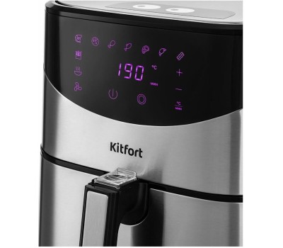 Аэрогриль KITFORT КТ-2231 серебристый/черный