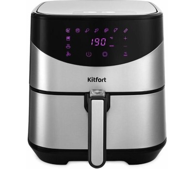 Аэрогриль KITFORT КТ-2231 серебристый/черный