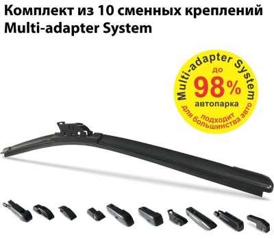 Щетка бескаркасная CLIM ART cla00026 Supreme 26