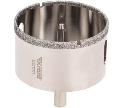 Коронка KRANZ (KR-92-0018) Коронка алмазная 68мм по керамограниту с центровочным сверлом