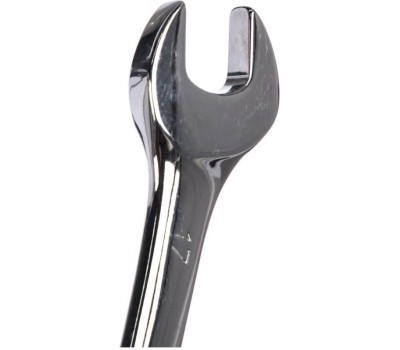 Рожковый ключ REXANT (12-4841-1) Набор ключей комбинированных трещоточных (8, 10, 13, 17, 19мм), 5 шт, CrV, зеркальное хромирование