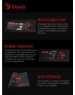 A4TECH Коврик для мыши Bloody BP-50L (L) черный/рисунок, ткань, 750х300х3мм