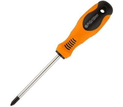 PARK Отвертка Standart PH1х15см, двухкомпонентная рукоятка, крестовая (008398)